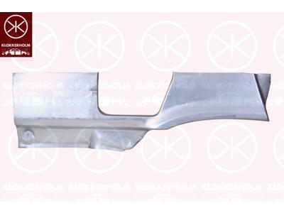Quarter Panel, 4-dr, Wheel Arch Border, Repair Panel, Right Rear
