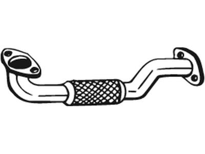 Exhaust Pipe, See accessories list for additionally required parts:  