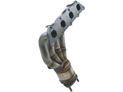 Catalytic Converter, with mounting parts, Euro 4