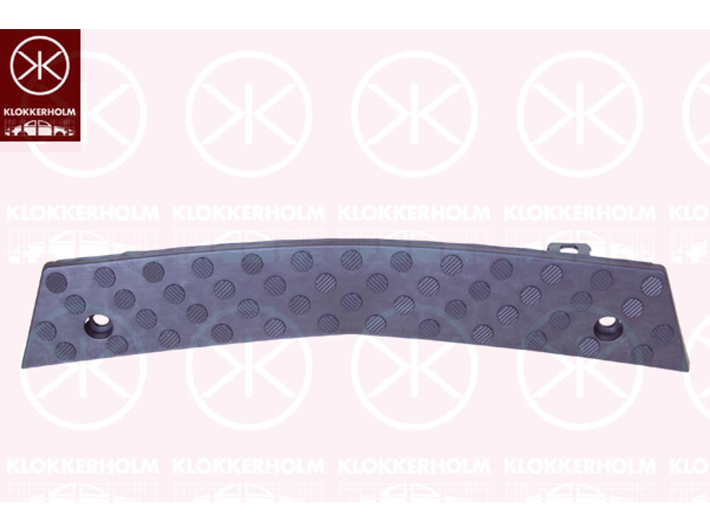 Trim/Protection Strip, bumper, Front, black