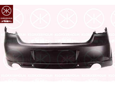 Bumper, w/primer, Rear, not for trim level: KOMBI
