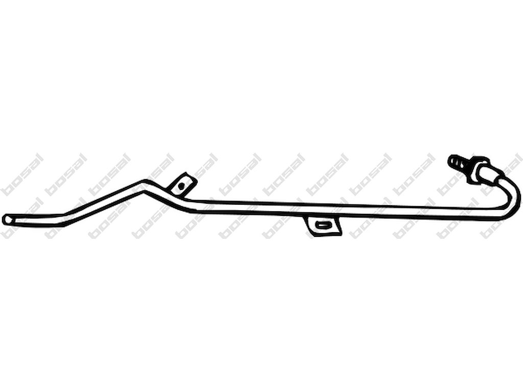 Trykslange, tryksensor (sod-/partikelfilter), indtil Euro 4