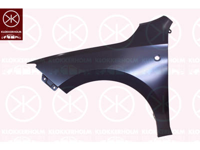 Skärm, vänster fram, med hål för blinkljus