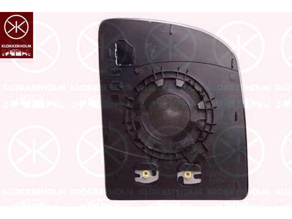 Mirror Glass, exterior mirror, Left, Heatable, Convex