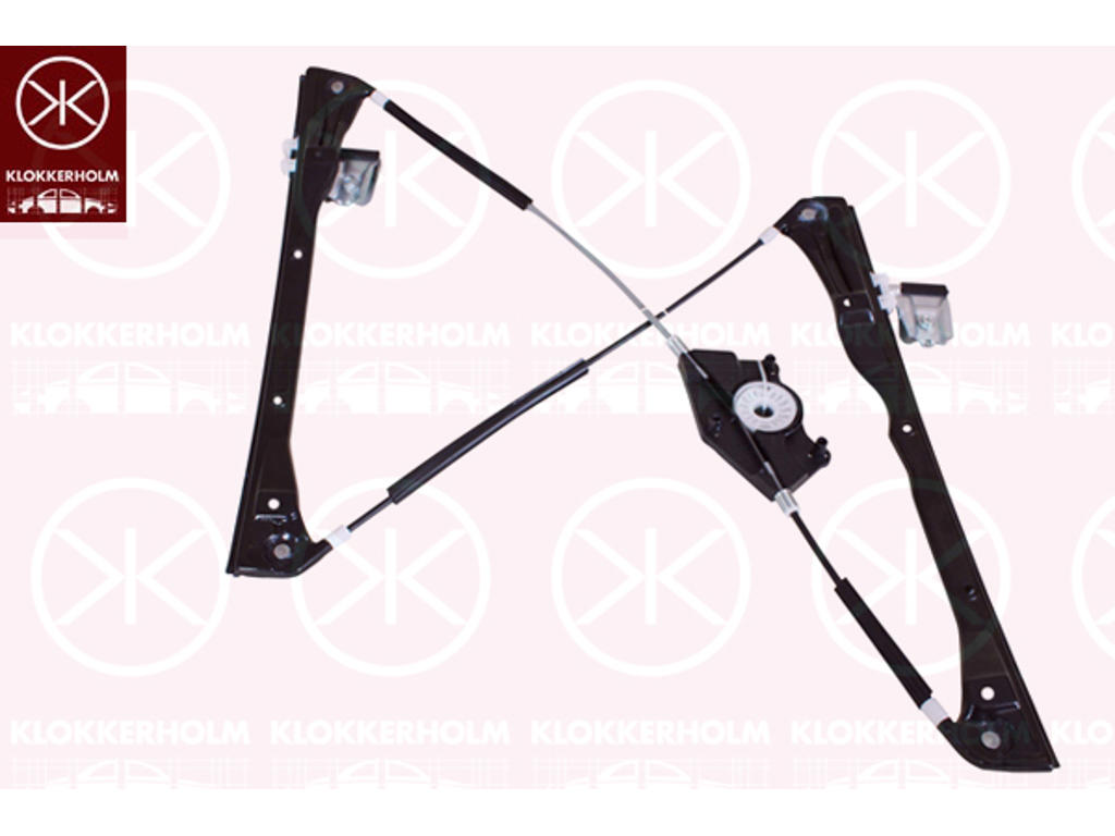 Window Regulator, 4-dr, OE-type, without electric motor, Electric, Right Front