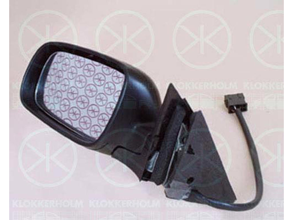Exterior Mirror, w/primer, for electric mirror adjustment, Convex, Heatable, Right