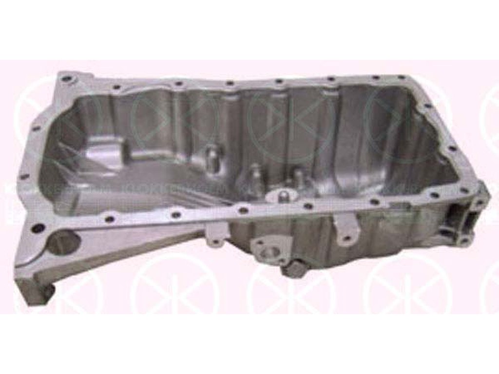 Bundkar, Aluminium, med hul til olie-niveau-sensor