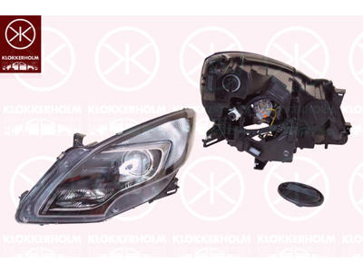 Headlight, Left, Illuminance [lx]: 17.5, HIR2, with motor for headlamp levelling, AL