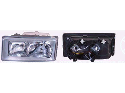 Headlight, H7/H1, without motor for headlamp levelling, Left, Illuminance [lx]: 30