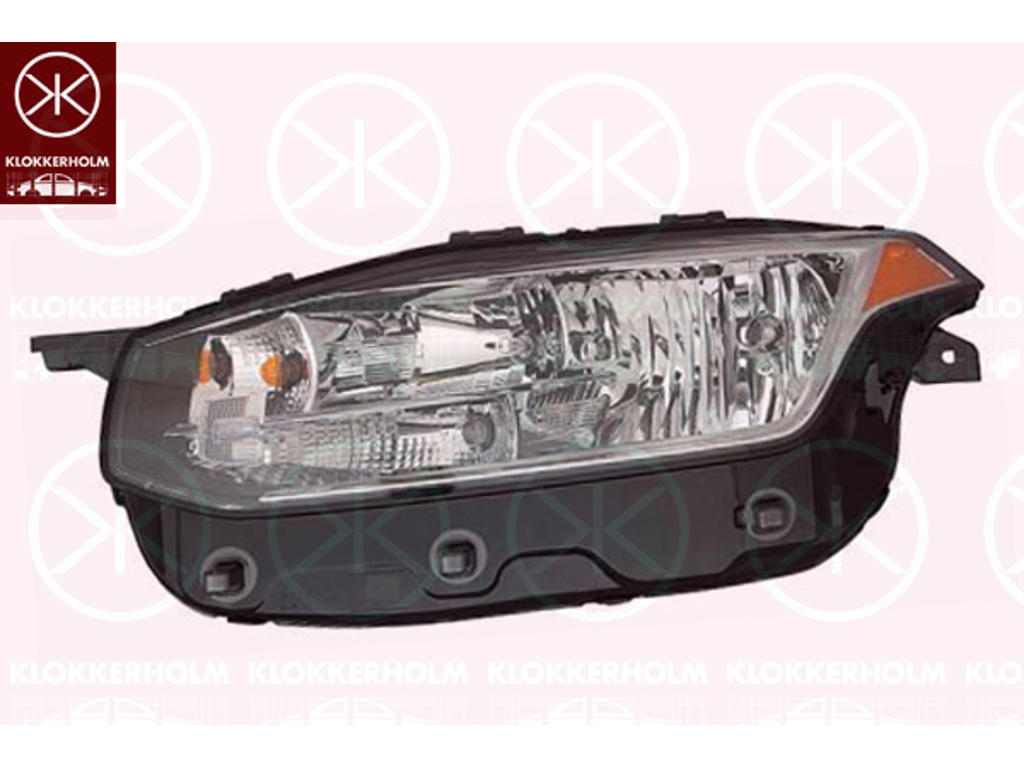 Headlight, Left, Vehicle Equipment Line/Variant: JB01, H7/H9, with daytime running light (LED)