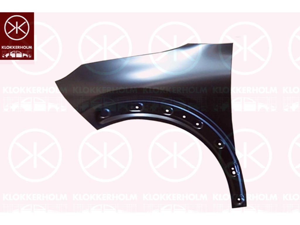 Wing, Right Front, with holes for trim/protective strip