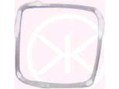 Frame, radiator grille, chrome, Right