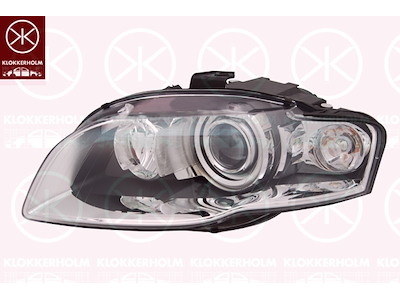 Headlight, Left, Illuminance [lx]: 25, Bi-Xenon, without control unit for Xenon, with motor for headlamp levelling, D1S (gas discharge tube)