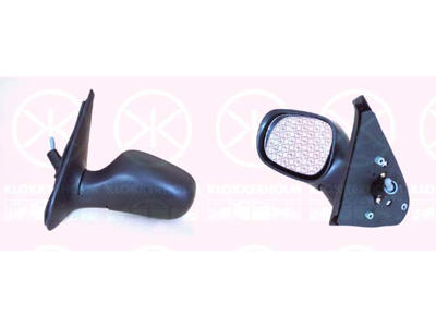 Exterior Mirror, Control: cable pull, Aspherical, Left