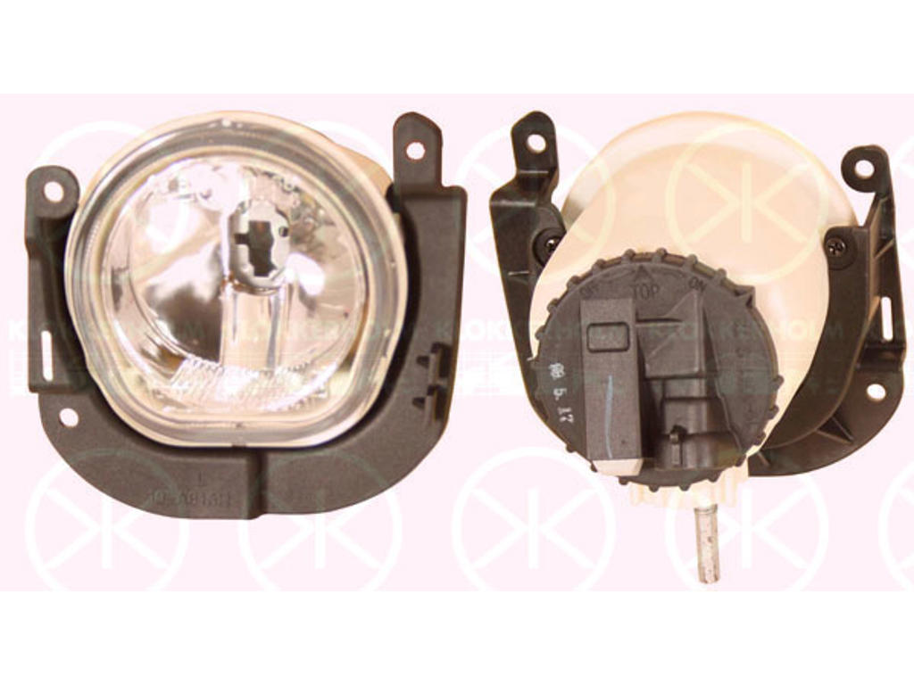 Front Fog Light, H1, with bulb holder, Left Front, not for trim level: Cargo