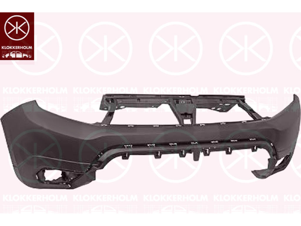 Bumper, Front, Smooth, with hole(s) for fog lights
