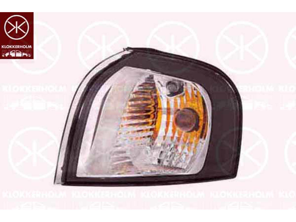 Direction Indicator, Left Front, Housing Colour: black, with bulb holder, PY21W, W5W