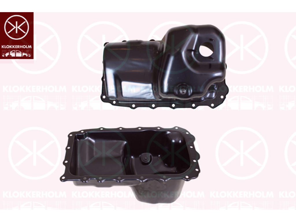 Oil Sump, with bore for oil-level sensor, Steel