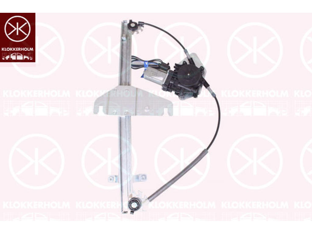 Window Regulator, with electric motor, without comfort function, Electric, Right Rear