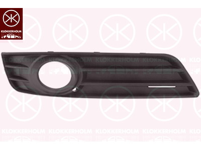 Ventilation Grille, bumper, Right Front, with hole(s) for fog lights