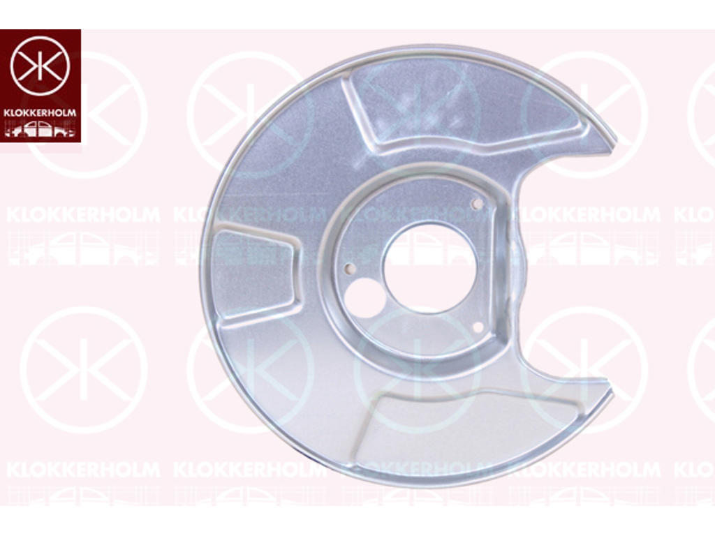 Splash Guard, brake disc, Rear Axle Right, Zinc-coated