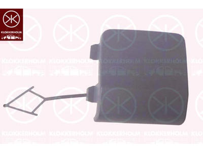 Flap, tow hook, Front, not for trim level: Blue Motion 