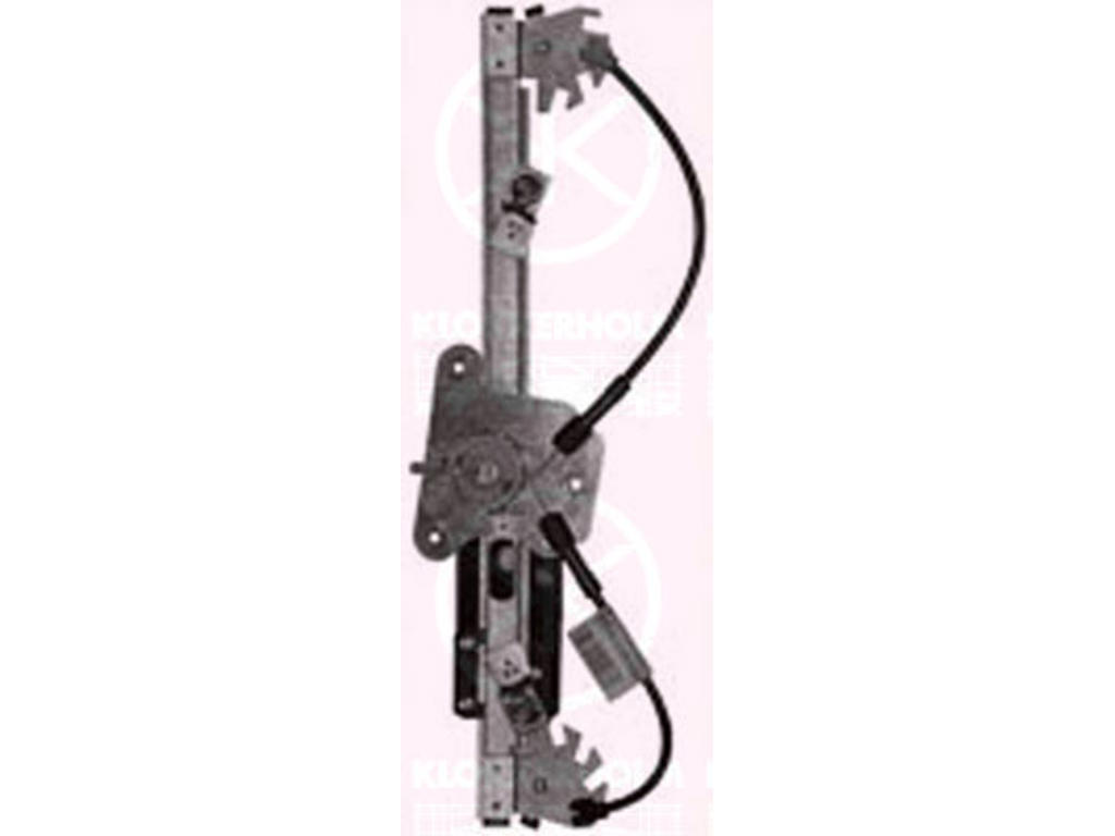 Window Regulator, without electric motor, Electric, Right Rear