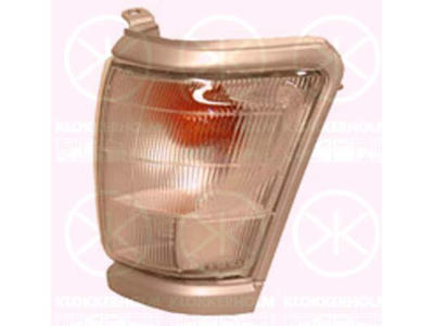 Direction Indicator, Right, with position light, with bulb holder, white, not ECE approved