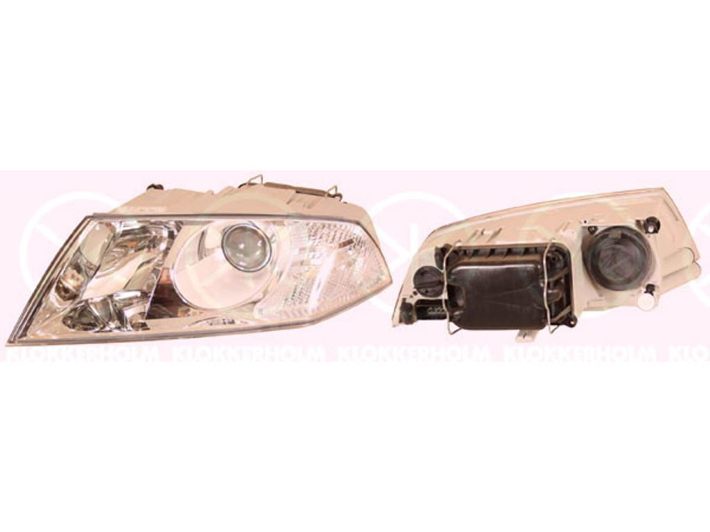 Koplamp, Ambiente, TYC, H7/H1, DE, Met regelmotor voor LWR, Links, Belichtingssterkte [lx]: 20