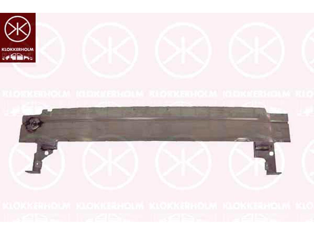 Stöd, stötfångare, aluminium, Fram