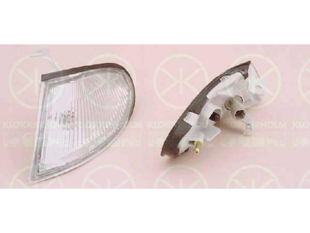 End Outline Marker Light, with bulb holder, Left Front