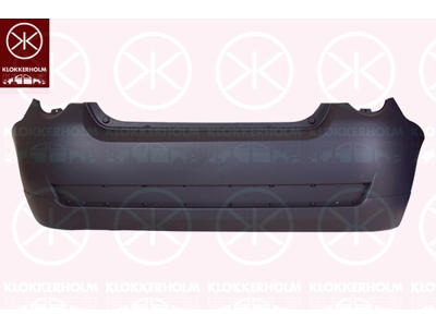 Bumper, Achter, zwart