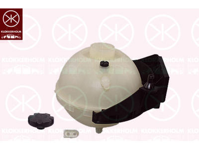 Expansion Tank, coolant, with sensor