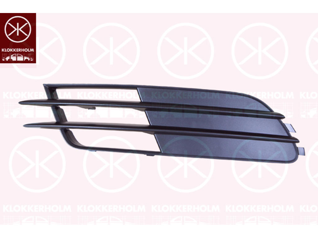 Ventilation Grilles, bumper, Left Front, without hole(s) for fog lights, not for trim level: S-LINE
