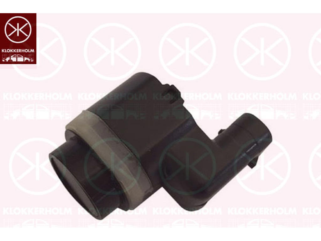 Sensor, park distance control, Voor, Connectorhuisvorm: Geknikt, Aantal contacten: 3, Lakken mogelijk, Ultrasone sensor