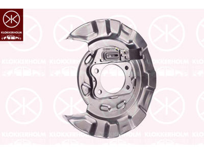Splash Guard, brake disc, Rear Axle Left