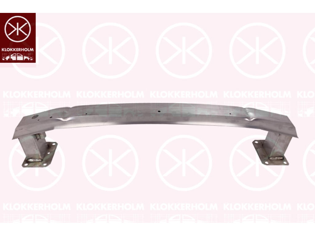Support, bumper, Aluminium, Front