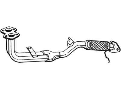 Exhaust Pipe, See accessories list for additionally required parts:  