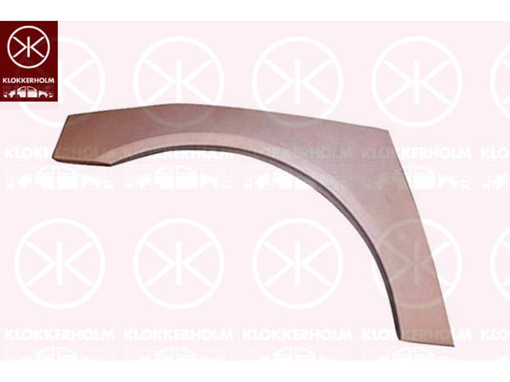 Quarter Panel, Right, Wheel Arch Border, Repair Panel