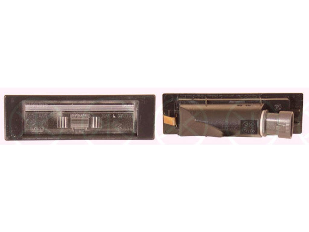 Licence Plate Light, with bulb holder