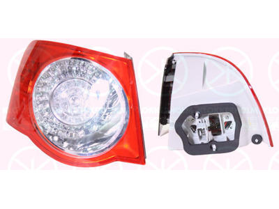 Baglygte, LED, uden lampeholder, venstre, ydre del
