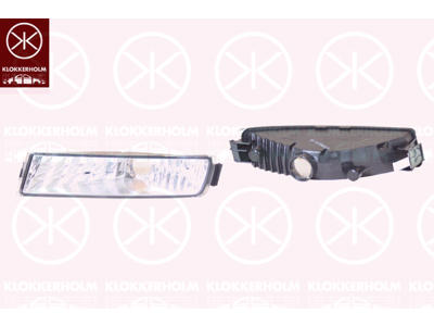 Direction Indicator, without bulb holder, Crystal clear, Left