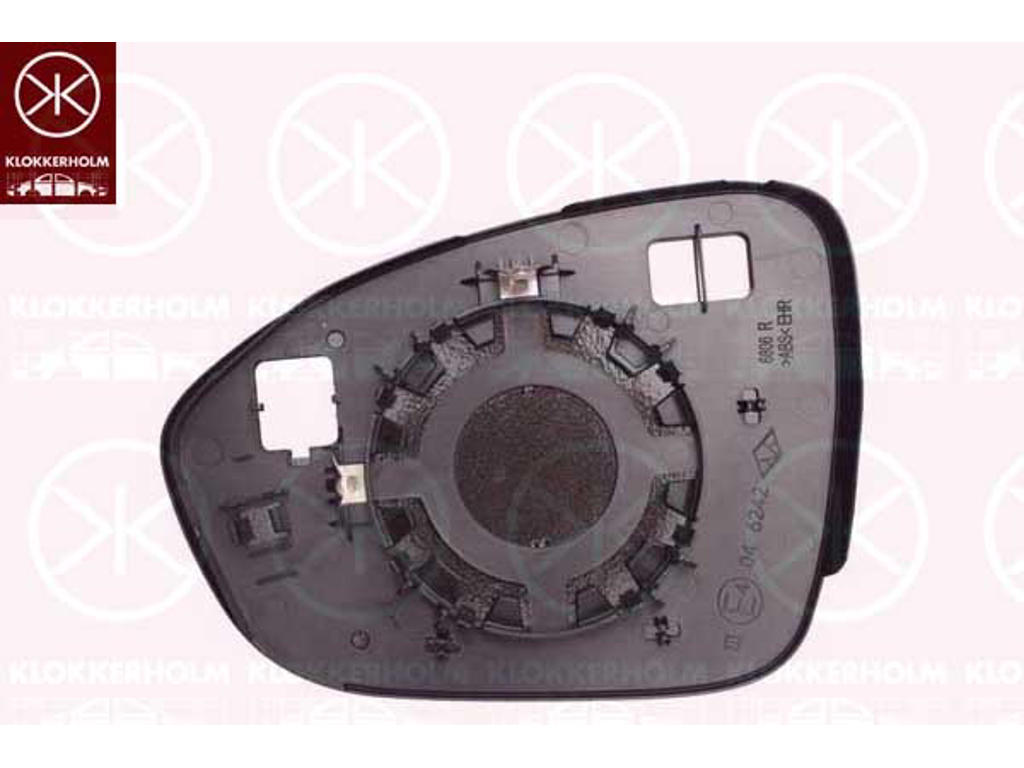 Mirror Glass, exterior mirror, Right, Convex