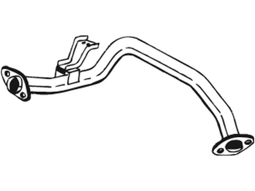 Exhaust Pipe, See accessories list for additionally required parts:  