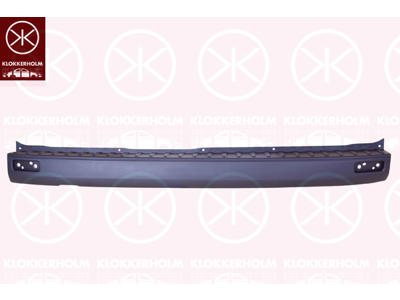 Bumper, Rear, black