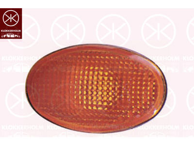Direction Indicator, without bulb holder, yellow, lateral installation