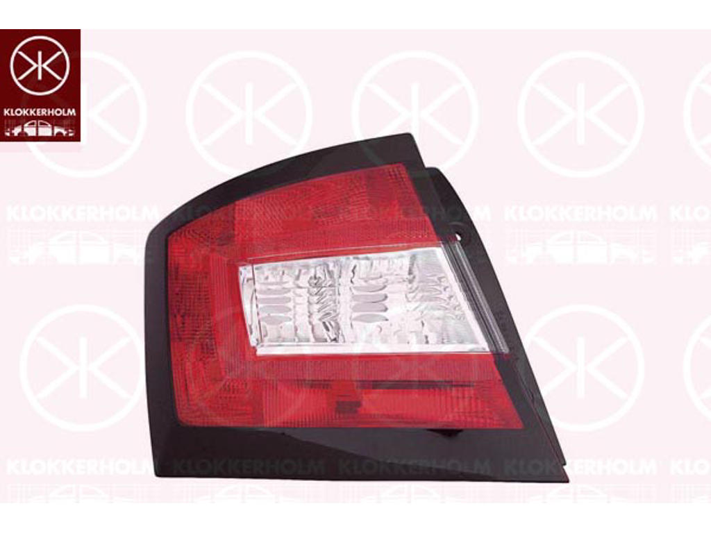 Tail Light Assembly, without bulb holder, Right
