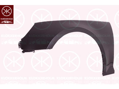 Skärm, till höger fram, utan hål för blinkljus, förzinkad