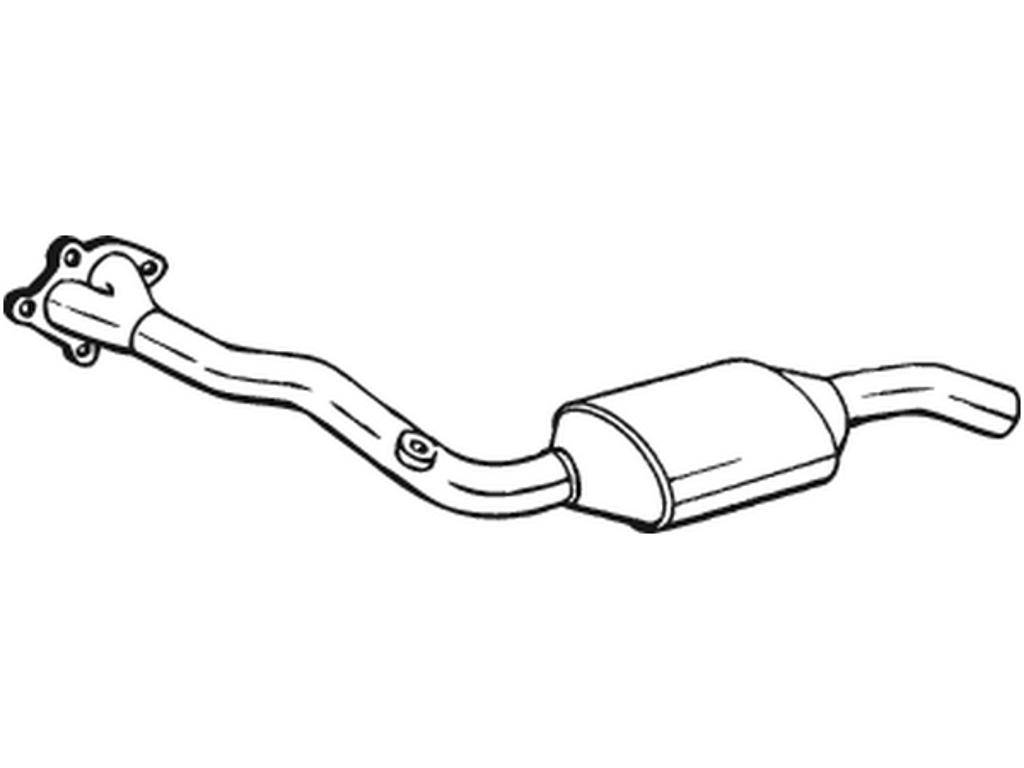Catalytic Converter, with mounting parts, Emission Standard: Euro 1, Emission Standard: Euro 2