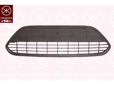 Ventilationsgaller, stötfångare, Fram, mörkgrå